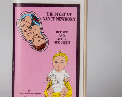 Front cover of Nancy Newborn story book.